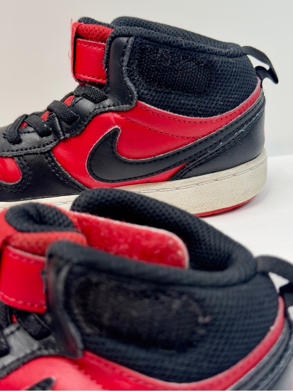 Nike Court Borough Toddler Shoes Red/Black CD7784-602 Size 10C - Picture 11 of 12